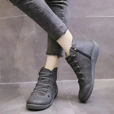 Synnove - Anti-Slip Lace-Up Snow Boots