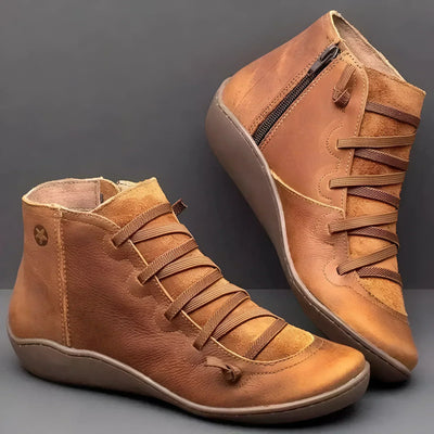 Synnove - Anti-Slip Lace-Up Snow Boots