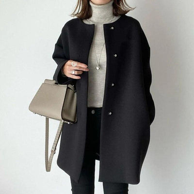 Zoey - Chic and Comfortable Woolen Jacket for Women