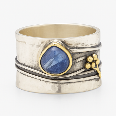 Genevieve - Large Crystal Bohemian Mystic Ring
