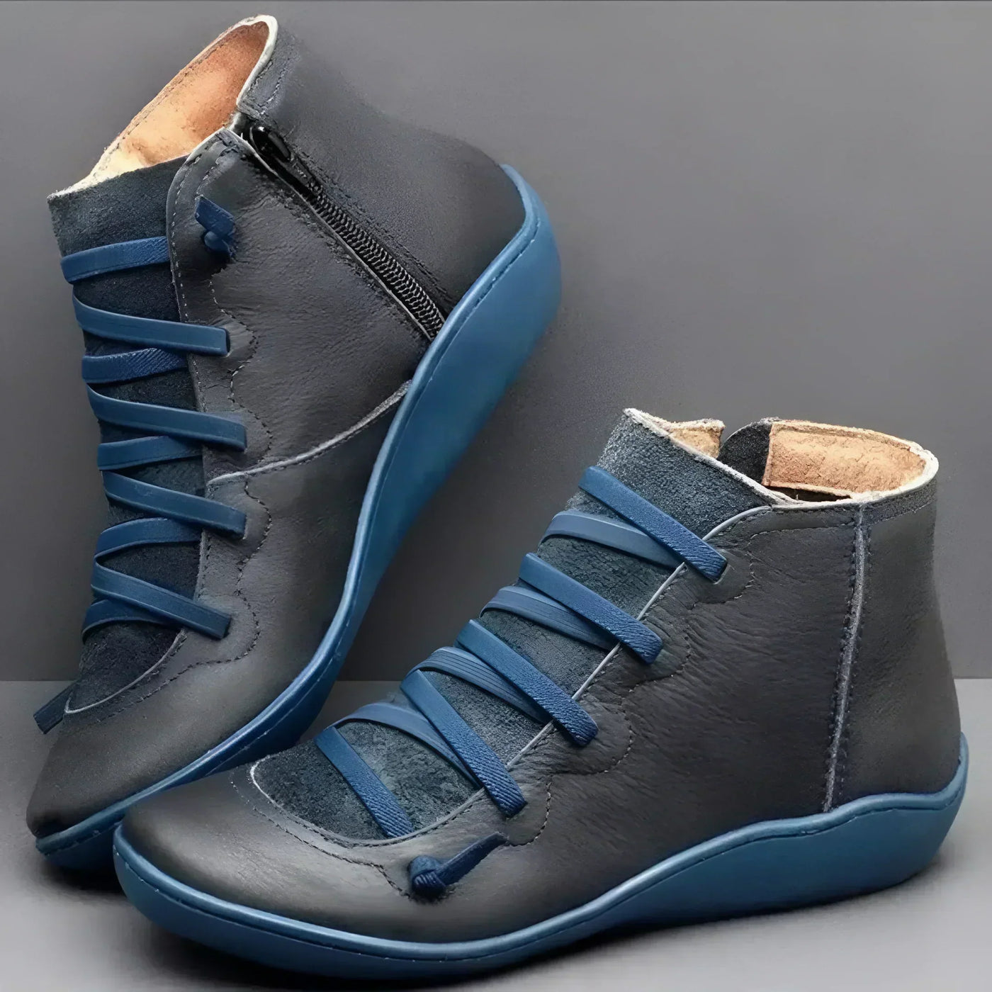 Synnove - Anti-Slip Lace-Up Snow Boots