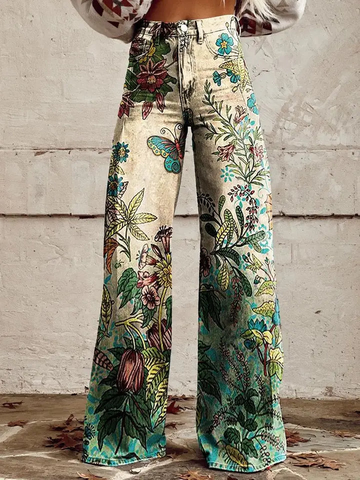 Dakota - High Waist Hip Hop Printed Pants