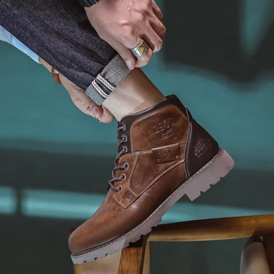 Matthew - Retro-Inspired Men's Casual Leather Shoes