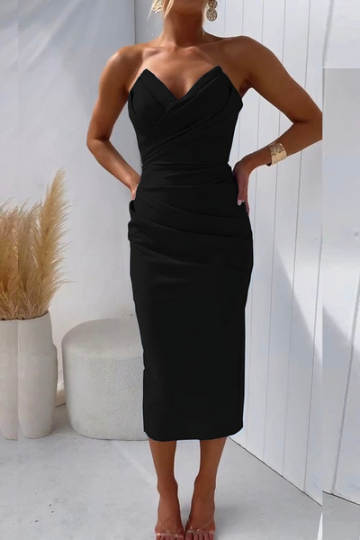 Saphira – Elegant Strapless Dress