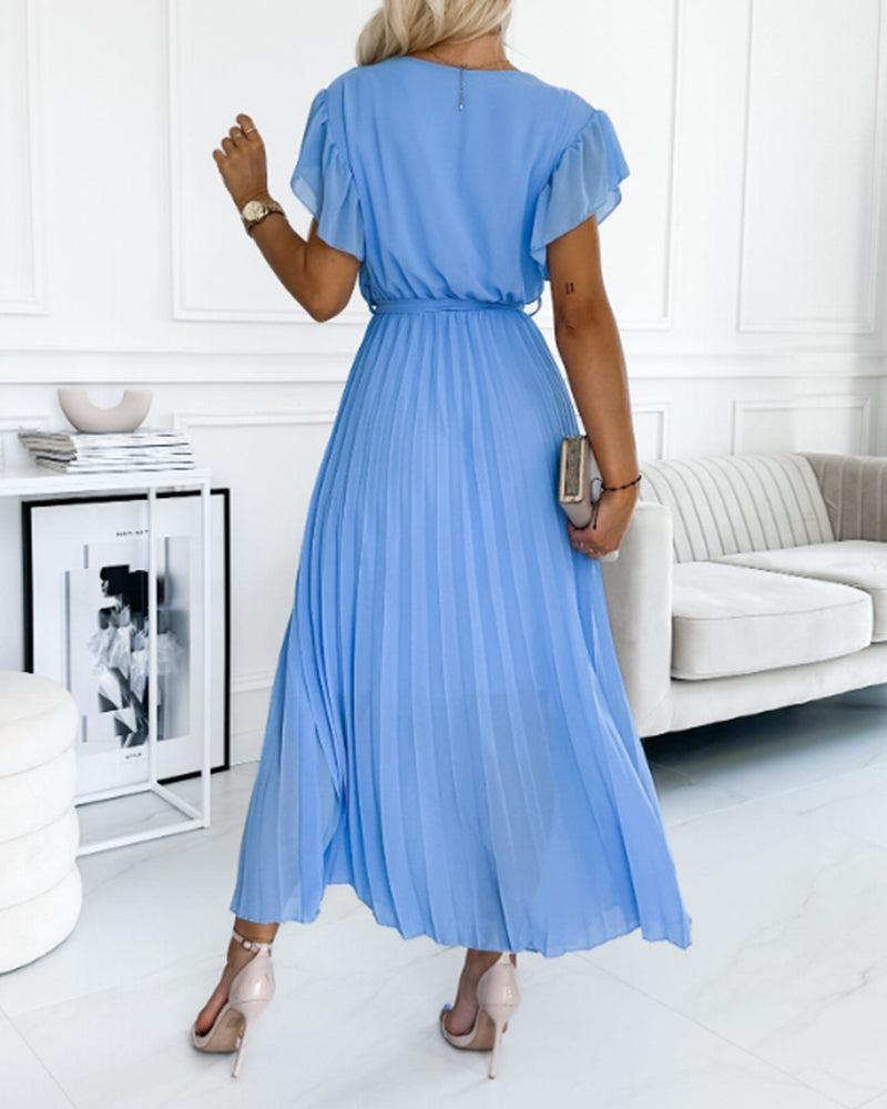 Malia | Elegant Pleated Dress