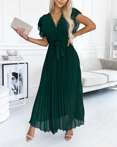 Malia | Elegant Pleated Dress