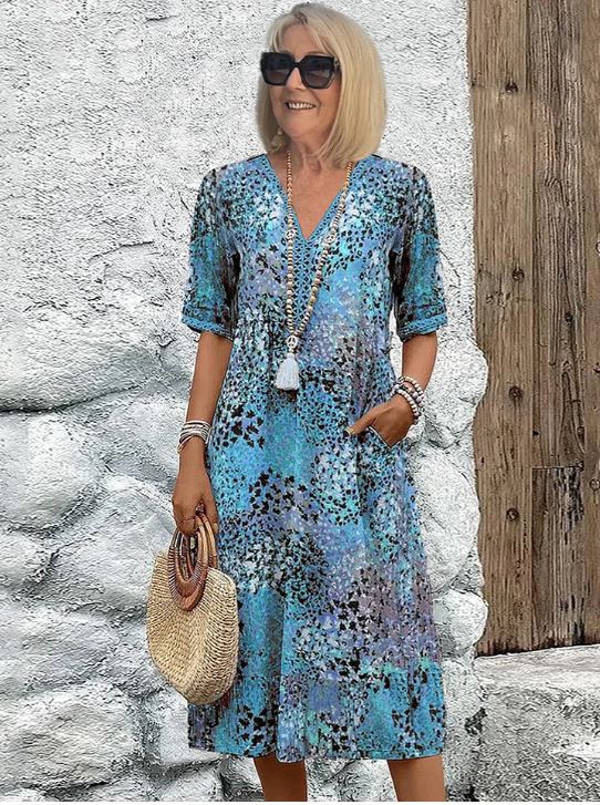 Harper | Vibrant Mid-Length Dress
