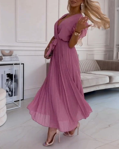 Malia | Elegant Pleated Dress