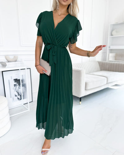 Malia | Elegant Pleated Dress
