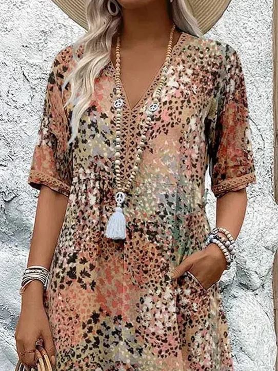 Harper | Vibrant Mid-Length Dress
