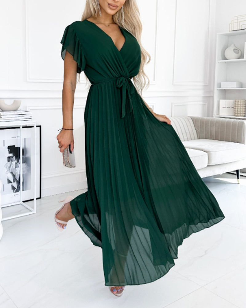 Malia | Elegant Pleated Dress
