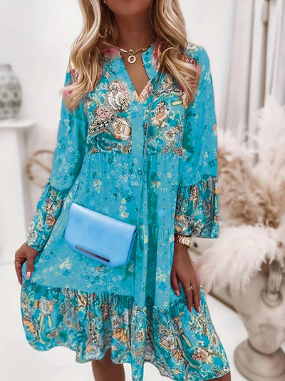 Gabriella | Stylish Boho Dress with Floral Print