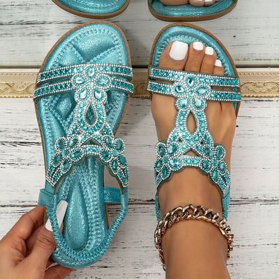 Indira - Sparkle Rhinestone Slingback Sandals