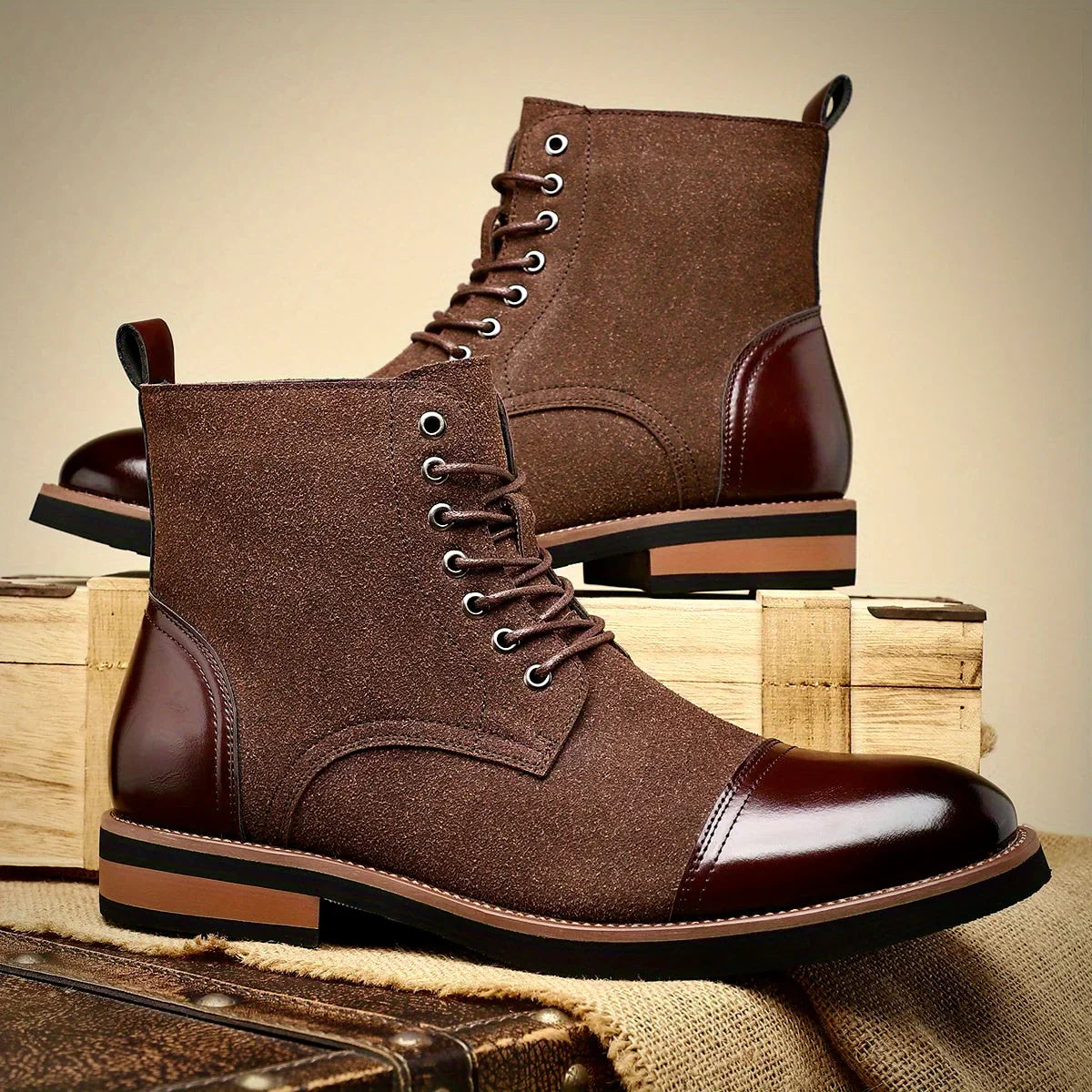 Donald - Timeless Lace-Up Oxford Boot