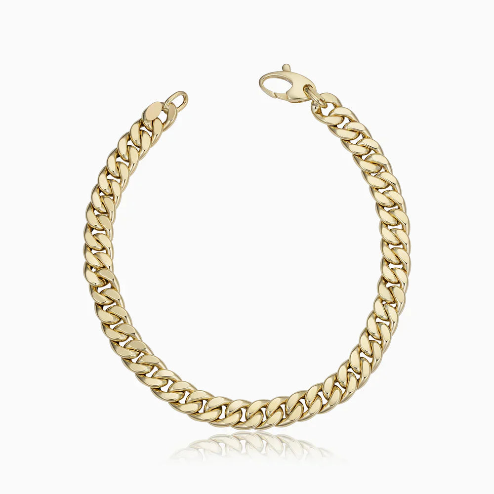 Perla - Gold Estate Cuban Chain Bracelet