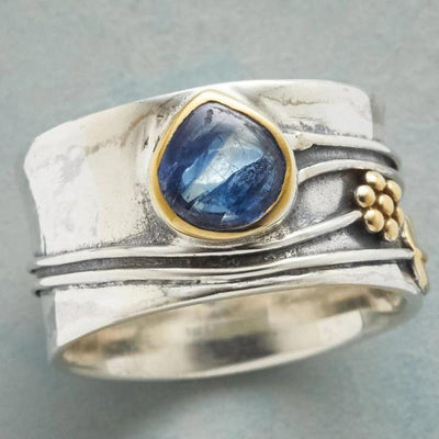 Genevieve - Large Crystal Bohemian Mystic Ring