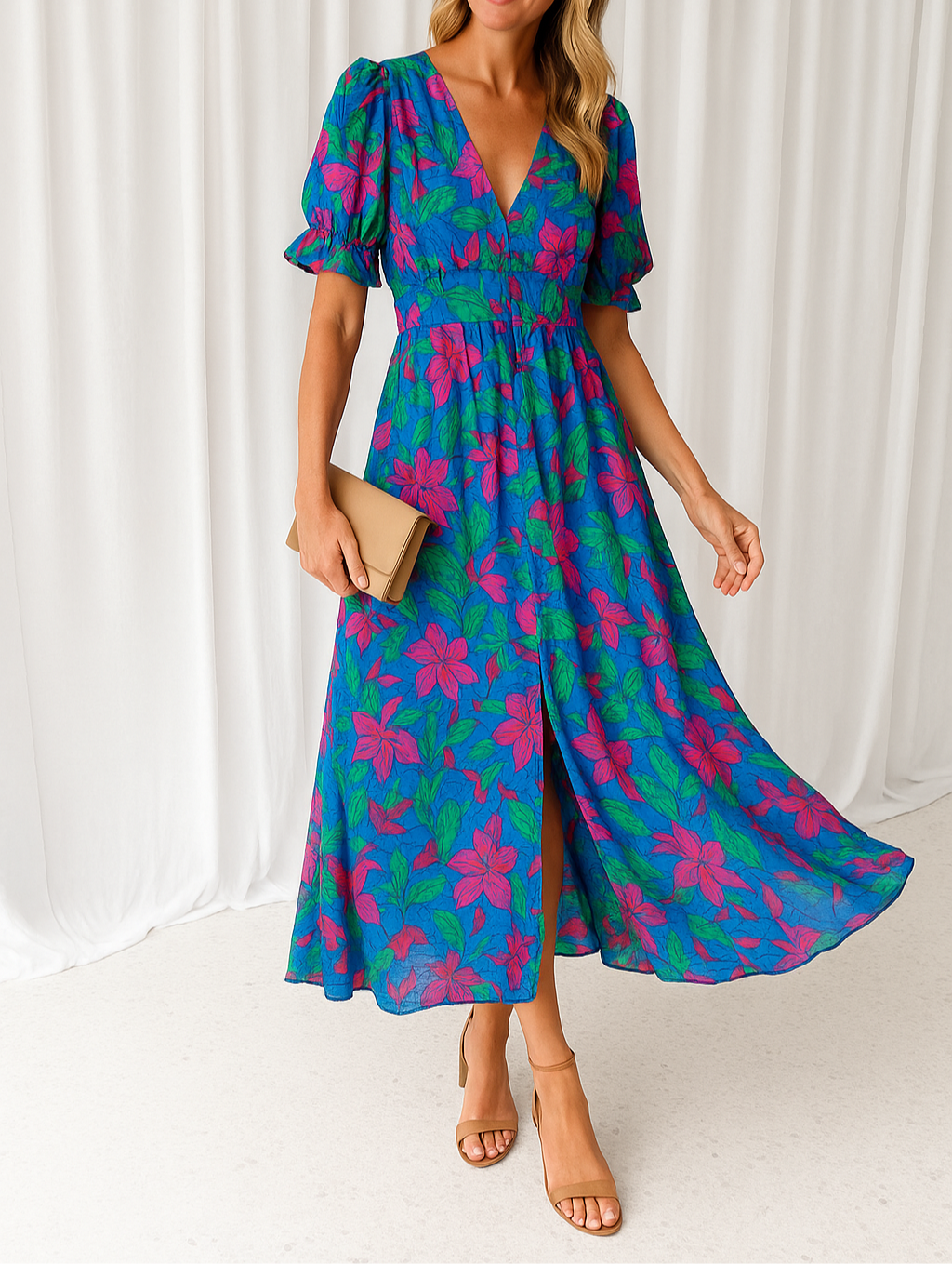 DERANA | Dress in Pink Red
