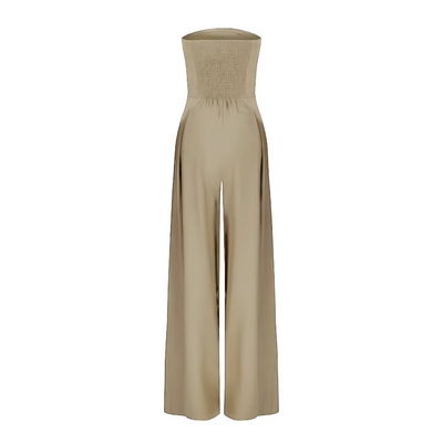 Ceria - Elegant Strapless Jumpsuit