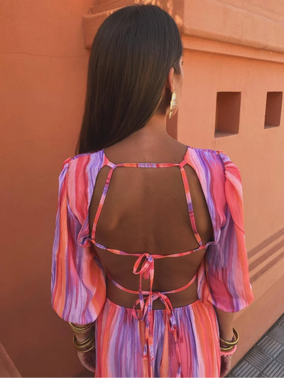 SOLA™ | Elegant Dress with Open Back