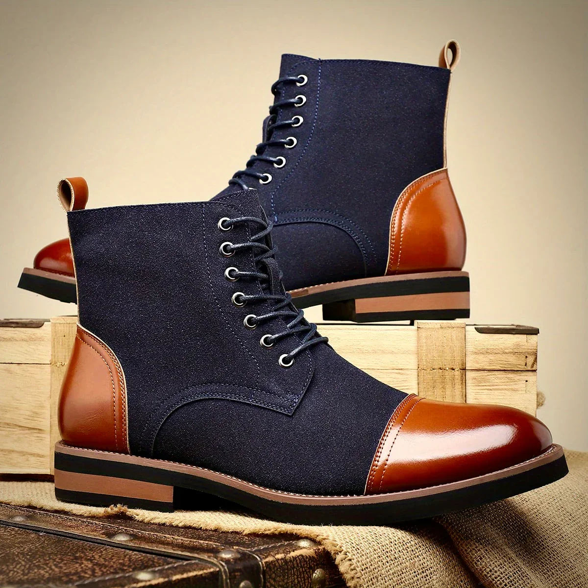 Donald - Timeless Lace-Up Oxford Boot