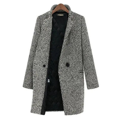 Makayla - Chic Slim Fit Woolen Winter Coat