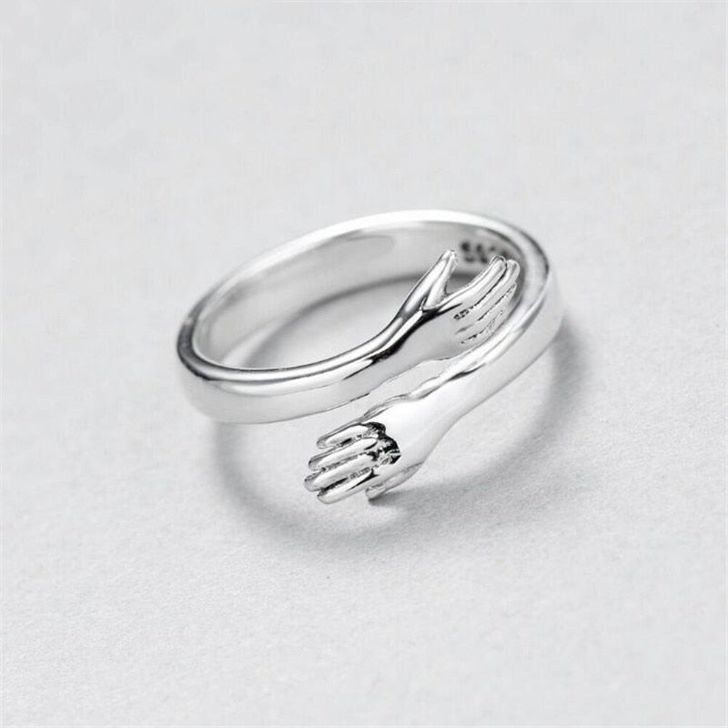 McKenna - Creative Silver Hug Rings for Women