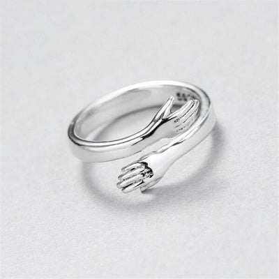 McKenna - Creative Silver Hug Rings for Women