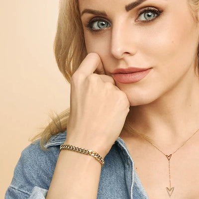 Perla - Gold Estate Cuban Chain Bracelet