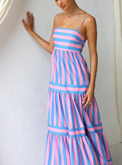 Sofia | Spaghetti Strap Dress, Summer Dress for Perfect Curves and Absolute Comfort