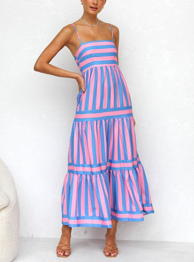 Sofia | Spaghetti Strap Dress, Summer Dress for Perfect Curves and Absolute Comfort