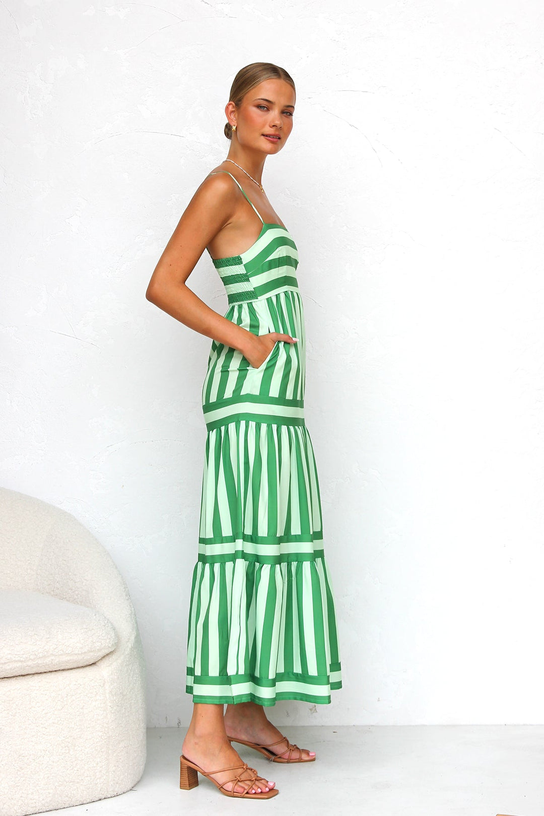 Sofia | Spaghetti Strap Dress, Summer Dress for Perfect Curves and Absolute Comfort