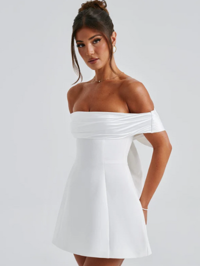 CELESTE BOW BACK DRESS