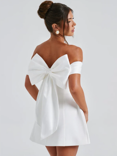CELESTE BOW BACK DRESS