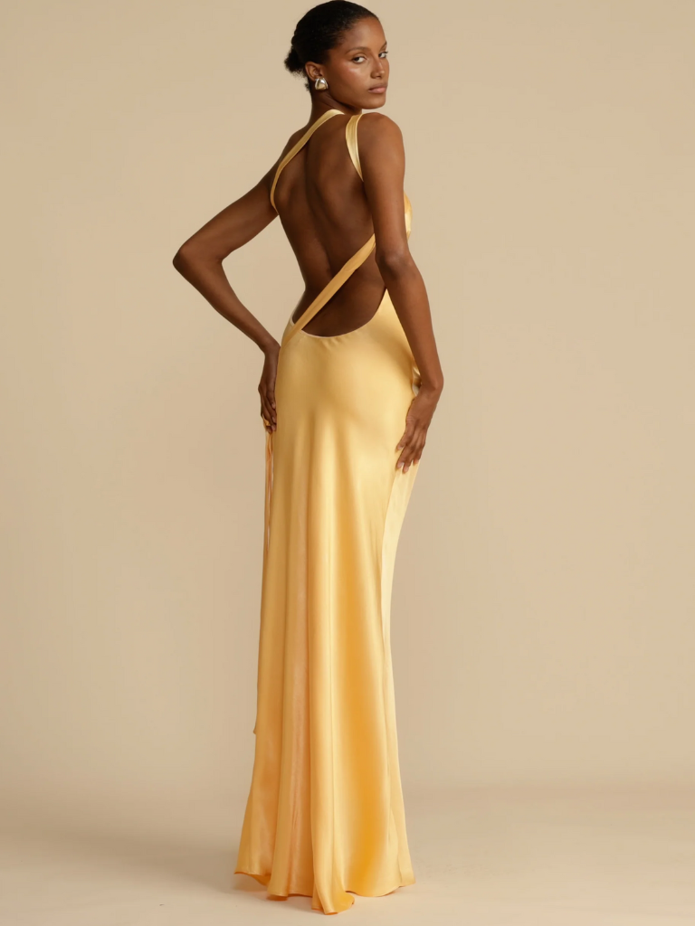 GOLDEN GLOW MAXI DRESS