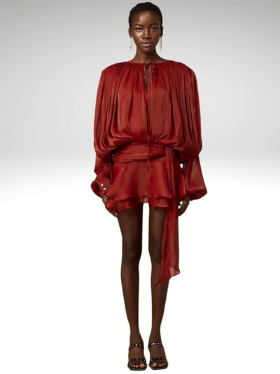 ISLA DRAPED MINI DRESS