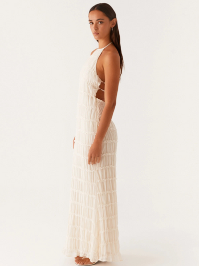 SOLÈNE TEXTURE MAXI DRESS