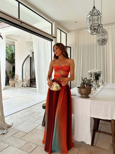 SUNSET GLOW MAXI DRESS