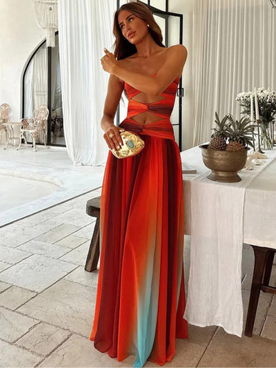 SUNSET GLOW MAXI DRESS