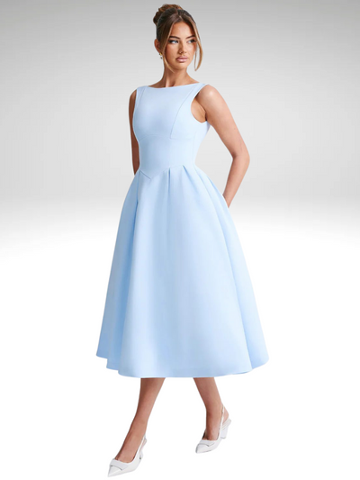 ELEGANCE BEAUTIFUL MIDI DRESS