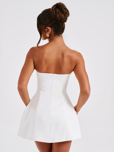 LUXURY STRAPLESS MINI DRESS