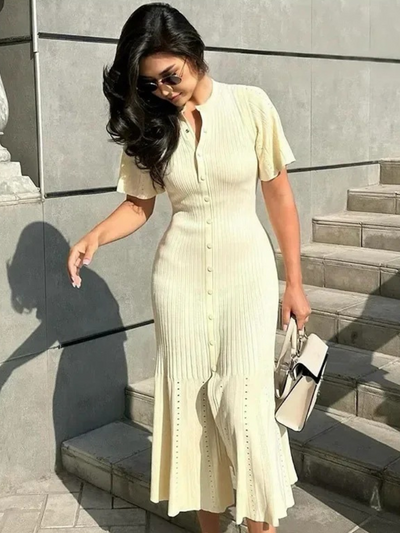 MAISON SERENITY MIDI DRESS