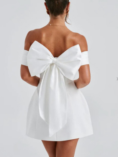 CELESTE BOW BACK DRESS