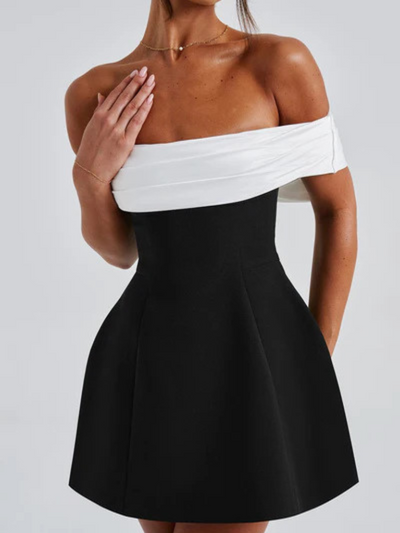 CELESTE BOW BACK DRESS