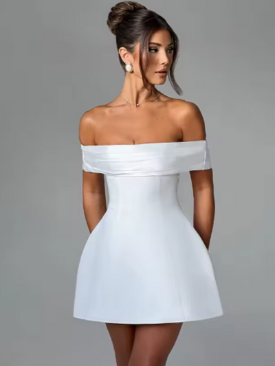 CELESTE BOW BACK DRESS