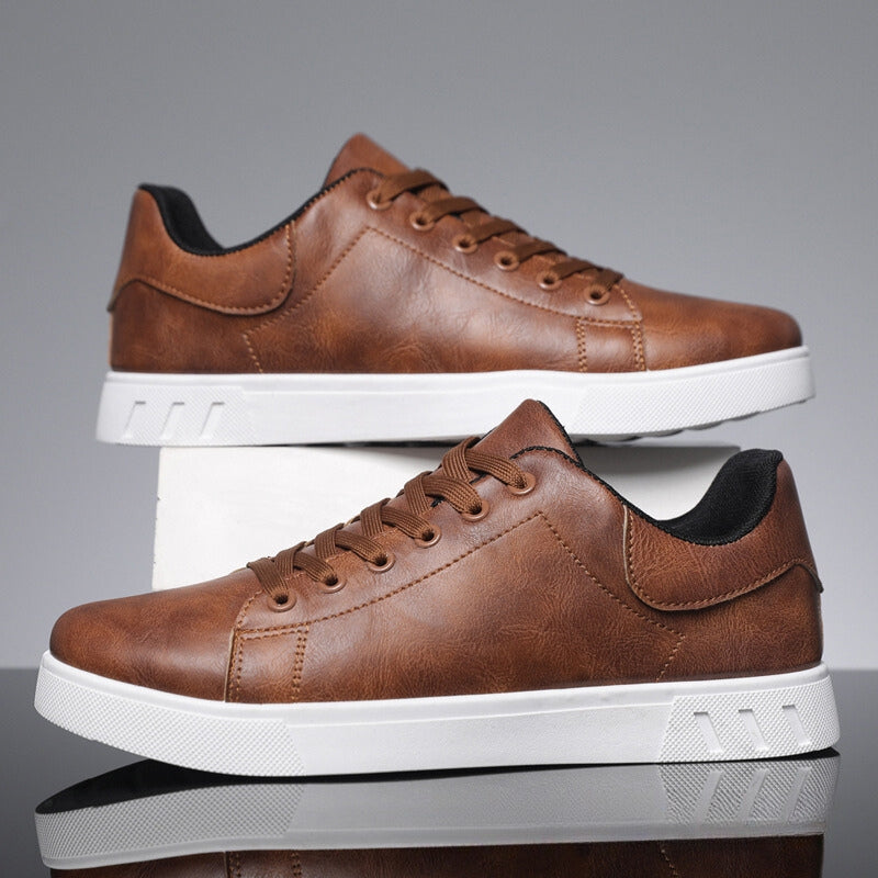 John - Classic Men's Leather Sneakers