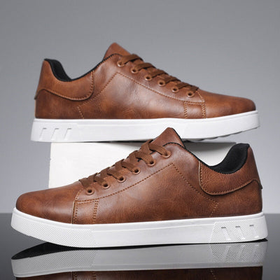 John - Classic Men's Leather Sneakers