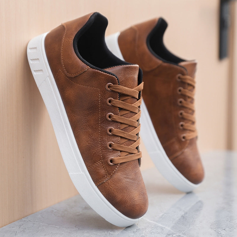 John - Classic Men's Leather Sneakers