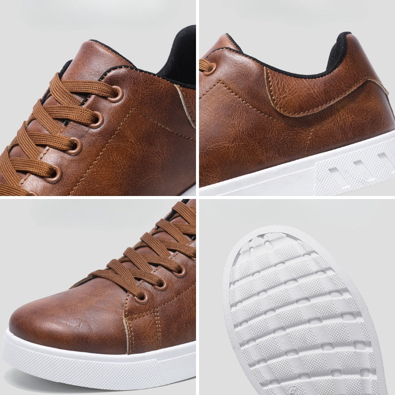 John - Classic Men's Leather Sneakers