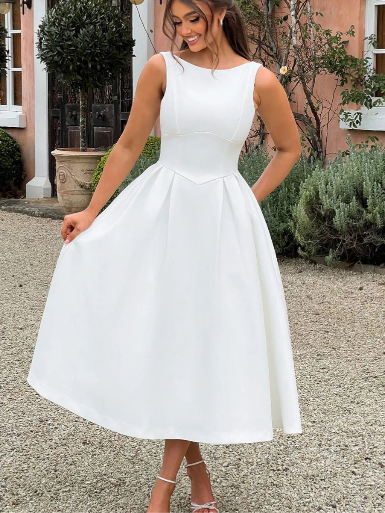 ELEGANCE BEAUTIFUL MIDI DRESS