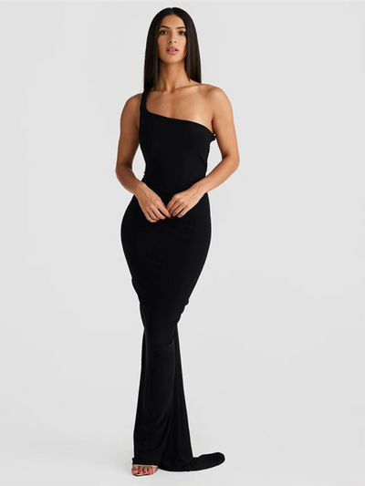SIRENA FIGURE-FITTING MAXI DRESS